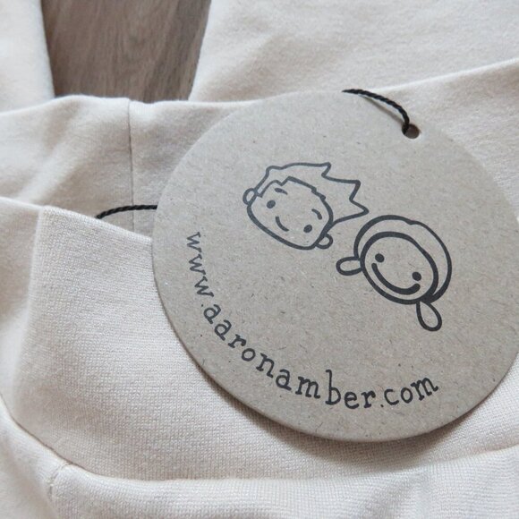 AARON & AMBER Tan Beige Split Hem Ponte Knit Stretch Pants - Women's Size S NWT - Picture 13 of 13